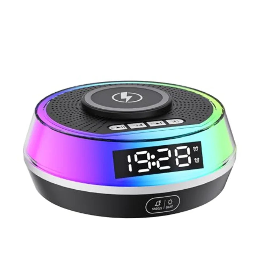 Wireless Charger Alarm Clock for Bedroom - ElectronAge