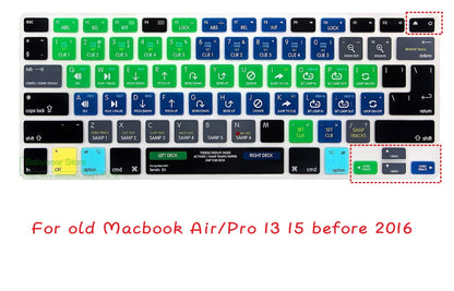Serato DJ Shortcut Keyboard Cover for MacBook Pro 14 16  2021 2022 2023 & Mac Air 13.6 15.3 Model A2485 A2780 A2681 A2941 M2 M1