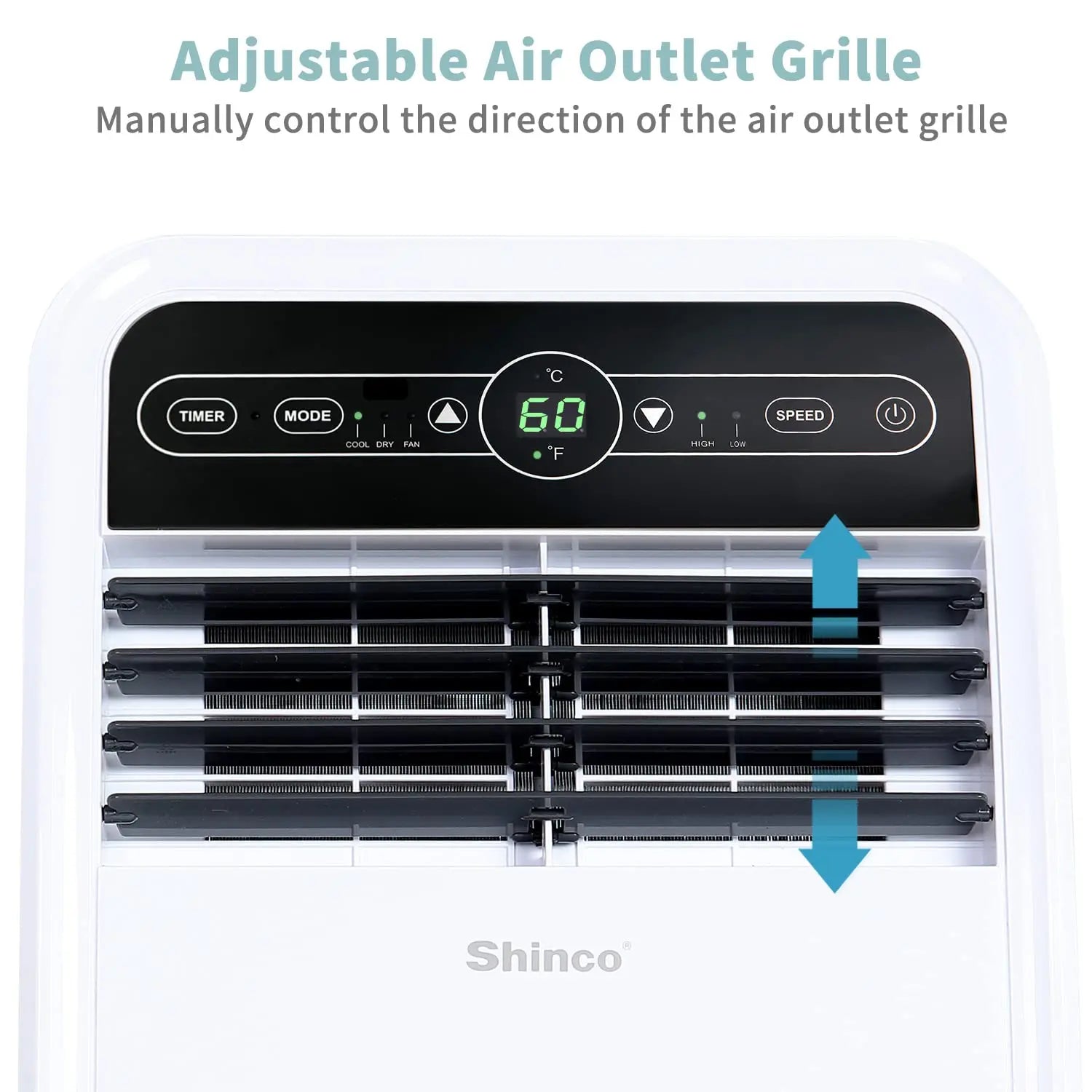 Shinco 8,000 BTU Portable Air Conditioner - ElectronAge