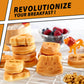 Animal Mini Waffle Maker 6 Animal Shaped Pancakes Breakfast Machine Non-Stick Waffler Iron Household for Kids Adults Fun Gift