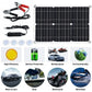 1200W Solar Panel Charger with 100A Controller Dual USB 12V Battery Charging System for Outdoor Camping Car Yacht RV Hiking