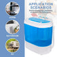 XMSJ Small Portable Washing Machine 9.9lb - ElectronAge
