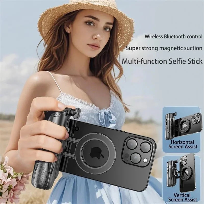 Mini Wireless Magnetic Selfie Stick - ElectronAge