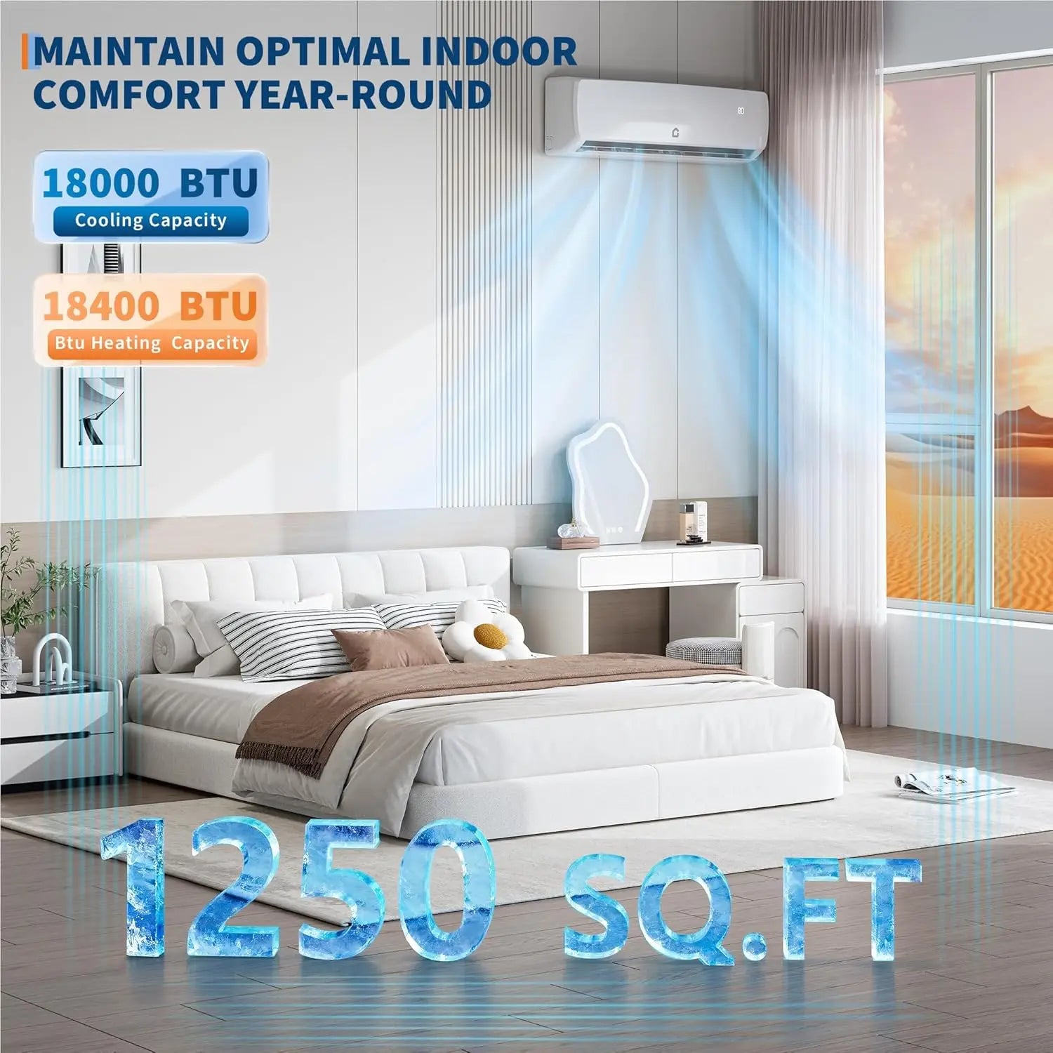 Acekool 3in1 Cooling Heating Dehumidifier 18000 BTU - ElectronAge
