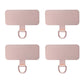 4/1PCS Ultra Thin Stainless Steel Phone Tether Tab Universal Cellphones Lanyard Patch Gasket Hang Rope Straps Metal Card Clip