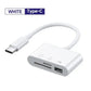 5-in-1 USB 3.0 Lightning Type C SD TF Card Reader Adapter for iPhone iPad MacBook Samsung Android Cameras Other Devices