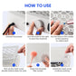 Professional Turbo Nail Dust Collector Two Hands Brushless Vacuum Cleaner Manicure Nail Tools Powerful Nail Fan Reusable Filter