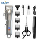 Sejoy Professional Electric Hair Trimmer Cordless Rechargeable Shaver Hair Cutting Machine for Men Hair Clipper Barber Shop