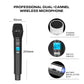 Wireless Microphone G-MARK G320AM Professional UHF 2 Channels Karaoke Mic - ElectronAge
