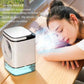 USB Portable Air Conditioner Fan Mini 3 Gears Home Desktop Cooling Fan LED Night Lamp Air Cooler for Room Office Camping 선풍기 - ElectronAge