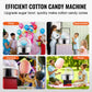 SucceBuy Electric Cotton Candy Machine Candy Floss Maker Commercial Cotton Candy Machine Stainless Steel Bowl and Sugar Scoop - ElectronAge