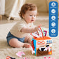 Soft Plush Baby Tissue Box Toys Animals Farm with Sound Montessori Toys Early Education Sensory Toy Boy Girl Infant Newborn Gift
