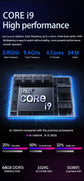 16.1 Inch Gaming Laptop RTX4050 6G Intel Core i9-13900HK Windows11 RAM Max 64GB DDR5 2*M.2 NVME 2TB SSD WiFi Office Notebook