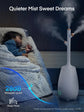 5L Quiet Cool Mist Humidifier with Essential Oil Diffuser, Remote Control, Smart Humidistat for Bedroom Large Room Home