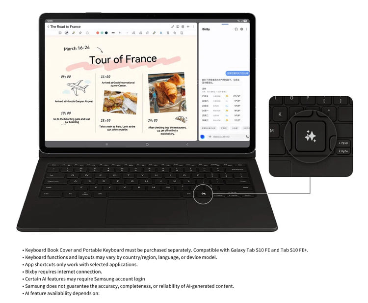 SAMSUNG Galaxy Tab S10 FE Thin Tablet - ElectronAge