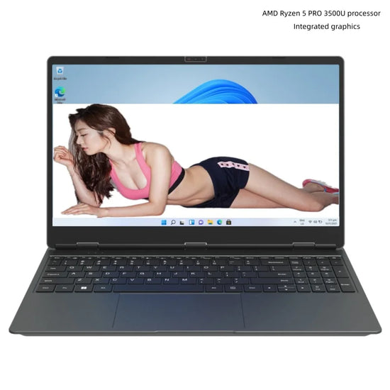 Wholesale 15.6 Inch High-End Gaming Laptop Amd Ryzen 5 Pro 3500U Processor English Full-Size High-End Businesess Keyboard Laptop