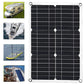 1200W Solar Panel Charger with 100A Controller Dual USB 12V Battery Charging System for Outdoor Camping Car Yacht RV Hiking