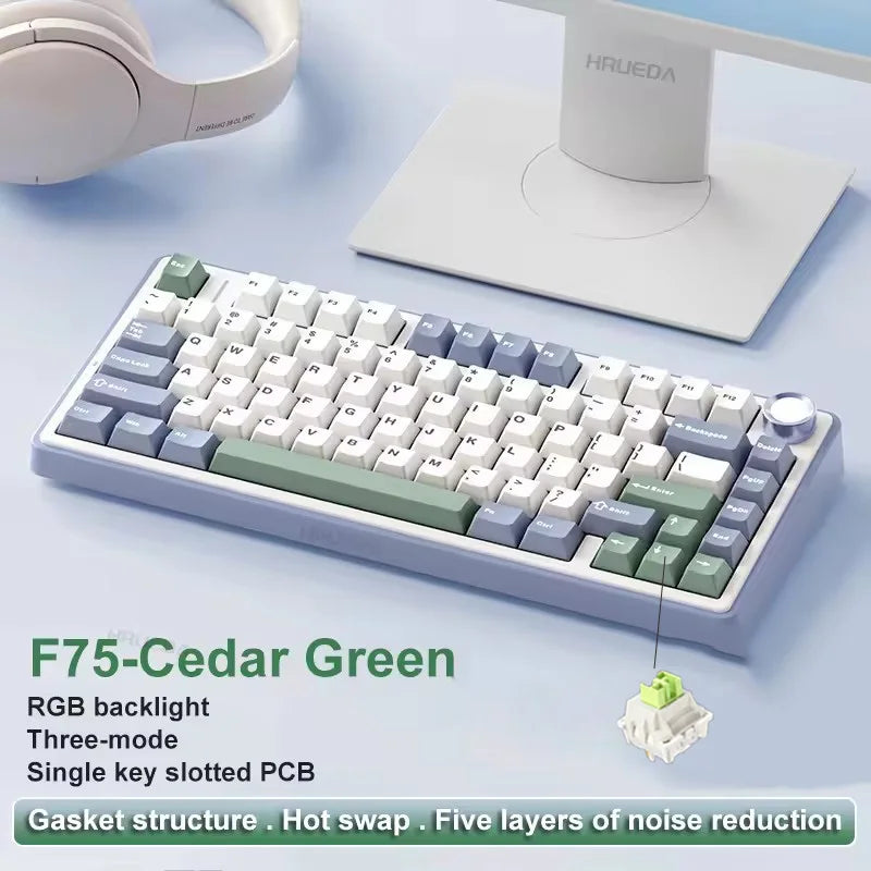 AULA F75 2.4G Gaming Mechanical Keyboard - ElectronAge