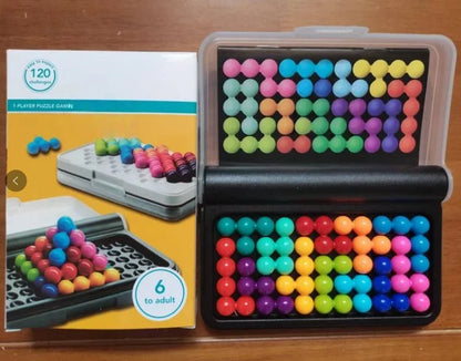 3D Stereoscopic Puzzle Board Game - Classic Pyramid Board - Pearl Logical Thinking - Children&