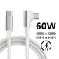 90 Degree Elbow USB C Fast Charge Cable For iPhone 17 16 15 Pro Max Samsung Xiaomi Redmi POCO OnePlus Nylon Braided Type C Cable