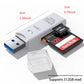 2-in-1 Multi Functional USB 3.0 Card ReaderMicro SD TFMemoryCardReaderUSBFlashDrive CardreaderAdapter For PCLaptops Accessories
