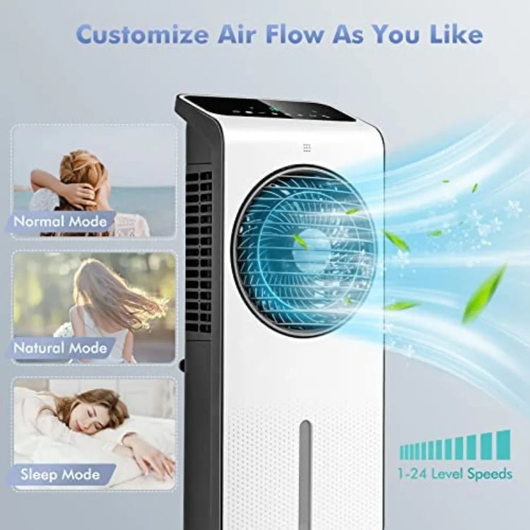 XMSJ Evaporative Air Cooler 3 In 1 Portable Air Conditioner - ElectronAge
