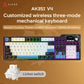 Ajazz AK35I V3/V4 MAX Tri-mode Wired Bluetooth Wireless Gaming Keyboard - ElectronAge