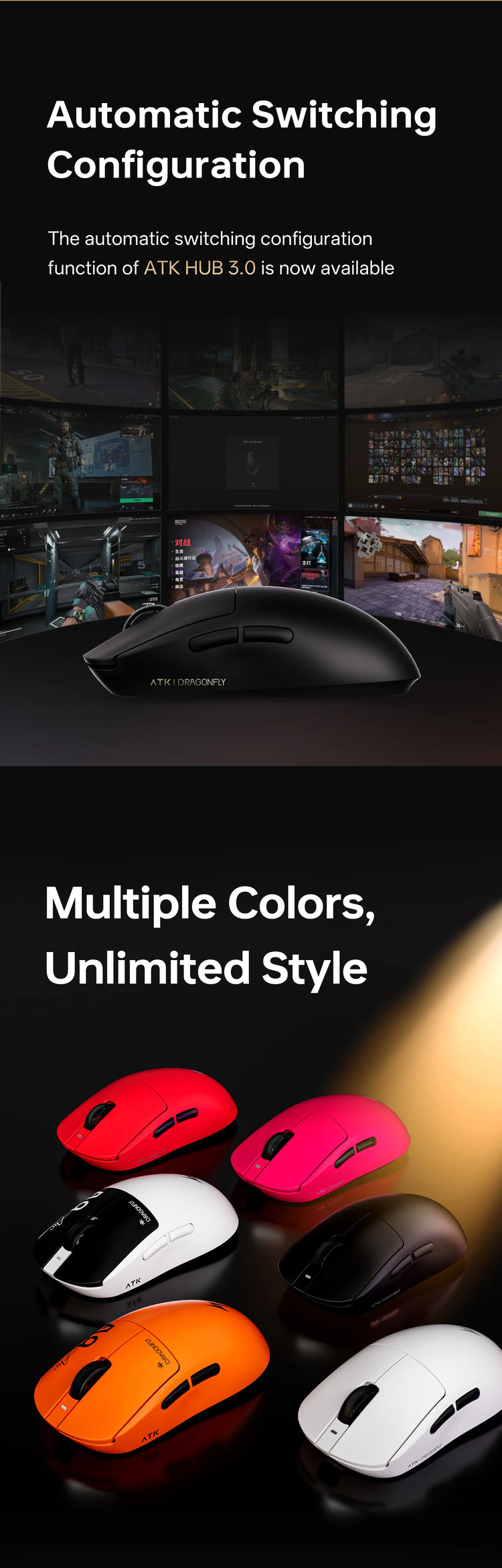 ATK A9 Air Ultimate Wireless Gaming Mouse - ElectronAge