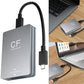 2 in 1 CFexpress Type A SD Card Reader Cardreader Adapter USB 3.2 10Gbps Memory Card Reader with USB C To USB C/A Cable for SLR