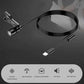 1.5m Mini Portable Lavalier Microphone Condenser Clip-on Lapel Mic Wired USB 3.5mm Type C Microphone For Laptop PC DSLR Camera