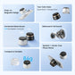 Vention Magnetic Portable Bluetooth Speaker IPX6 Waterproof Mini Shower Speaker Enhanced Bass TWS Stereo Outdoor Speaker Holder