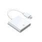 2-in-1 Lightning Flash Card Reader TF Reader 2-in1 Slot for iPhone/iPad, Suitable for Memory Card/Mini SD Card Adapter