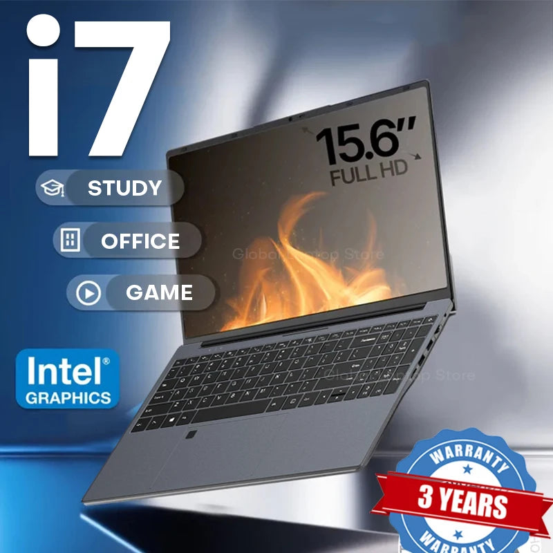 15.6" Ultra Slim Intel Core i7 6500U Laptop - ElectronAge