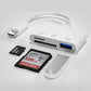 3 in 1 Card Reader Adapter Type C To SD TF Memory Card Reader USB Type C OTG Converter For Huawei Samsung Xiomi Phone Tablet
