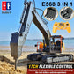 Double E E568 RC Excavator 17 Channel 1:16 3 IN 1 RC Engineering Car - ElectronAge