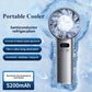 XIAOMI 5200mAh Portable Handheld Fan with Double Ice Cooling, High-Speed Rechargeable USB Fan, Foldable Design