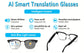 Smart Audio Glasses with Real-Time Translation Hi-Fi Music Playback Noise-Cancelling Voice Calls And Photochromic Lenses