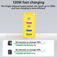 Xiaomi 120w Fast Charging Head USB 5 Interfaces Fully Compatible With Typec Charger European American Standard For Xiaomi Huawei