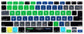 Serato DJ Shortcut Keyboard Cover for MacBook Pro 14 16  2021 2022 2023 & Mac Air 13.6 15.3 Model A2485 A2780 A2681 A2941 M2 M1