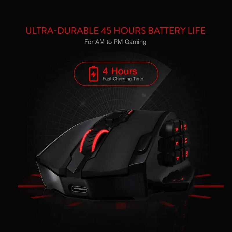 Redragon M913 Wireless Gamer Mice - ElectronAge
