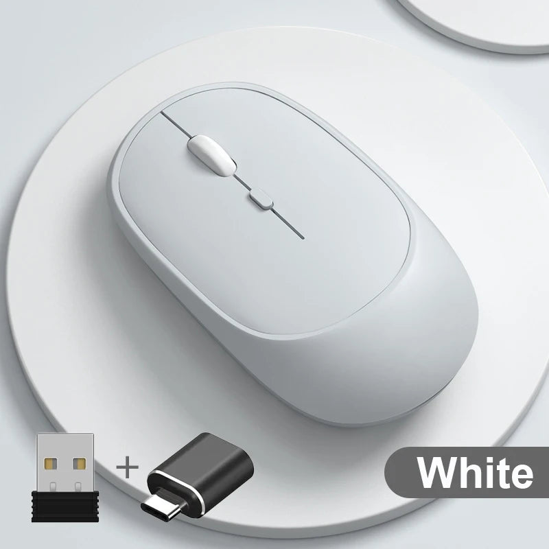 Wireless Mouse Rechargeable Mouse Gamer Dual Modes - ElectronAge