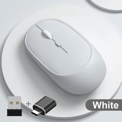 Wireless Mouse Rechargeable Mouse Gamer Dual Modes - ElectronAge