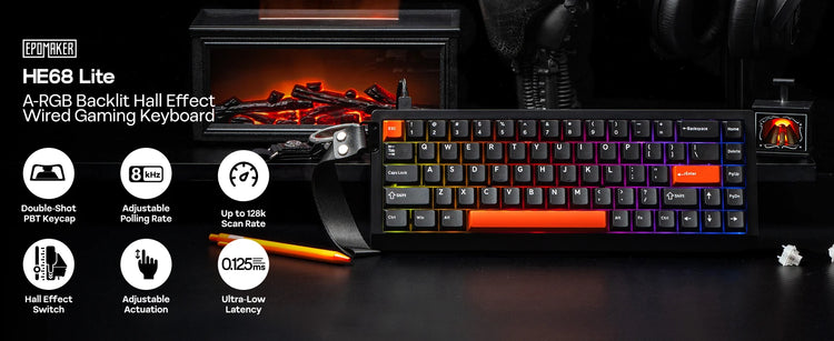 EPOMAKER HE68 Lite Keyboard - ElectronAge