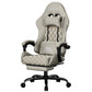 Massage Gaming Chair with 360°-Swivel and Headrest - ElectronAge