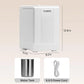 4L Capacity 304 Stainless Steel Warm Mist Humidifier for Bedroom and Nursery, 500 mL/h Output, Dishwasher Safe, Easy Cleaning, E