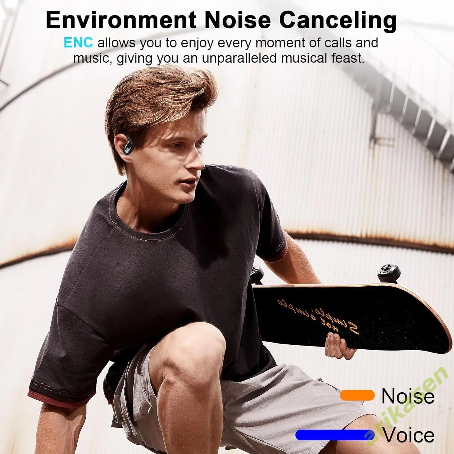 arikasen 75Hrs Bluetooth 5.3 Earphones - ElectronAge