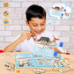 STEM Toys DIY Wooden Sailboat Model Kit Remote Control Boat Science Experiment Educational Project for Kids, Boys Girls Gift