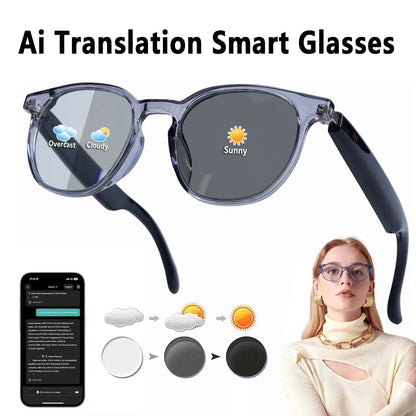 Smart Audio Glasses, Real-Time Translation Via App, Photochromic Lenses, Hi-Fi Music Playback, And Noise-Canceling Voice Calls.