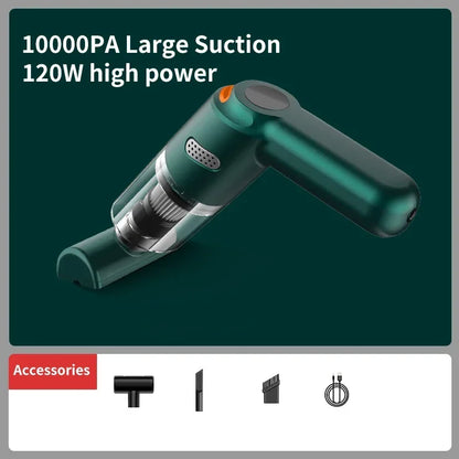 Vacuum Cleaner Handheld 10000Pa Large Suction Car Vacuum - ElectronAge
