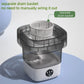 12L Mini Folding Washing Machine Bucket For Socks Underwear Panties Cleaning Portable Small Travel Household Washing Machine